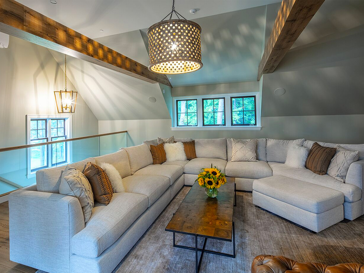 Alternate living room with large sectional